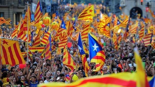 manfestación cataluña