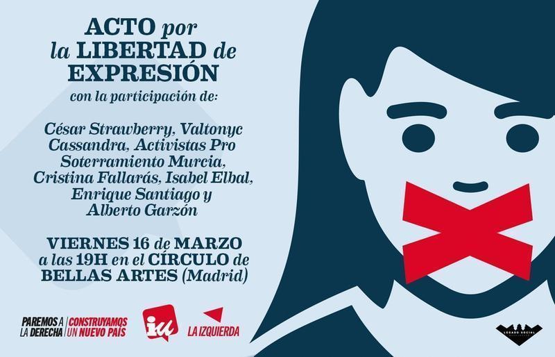 acto libertad expresión madrid