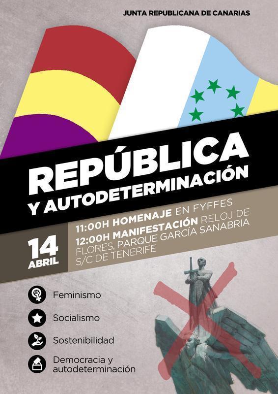 Cartel República Tenerife 2018