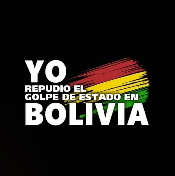 yo repudio el golpe de estado de bolivia