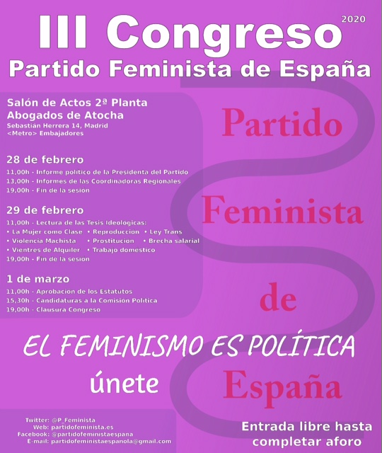 CONGRESO PARTIDO FEMINISTA