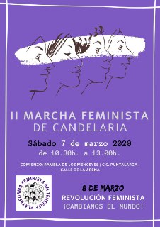 MARCHA FEMINISTA CANDELARIA