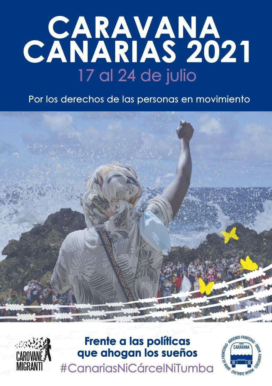 caravana abriendo fronteras 2021 - Canarias