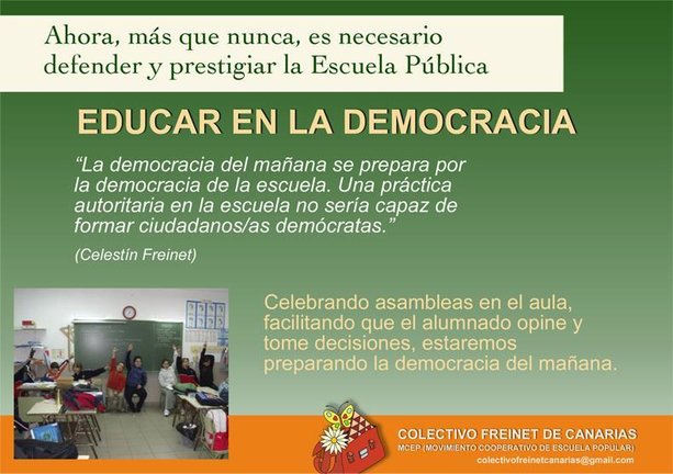 EDUCAR EN LA DEMOCRACIA