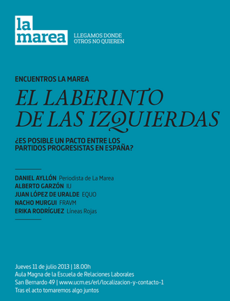 LABERINTO IZQUIERDAS LA MAREA