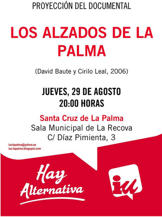 los alzados de la palma