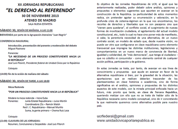jornadas republicanas 2