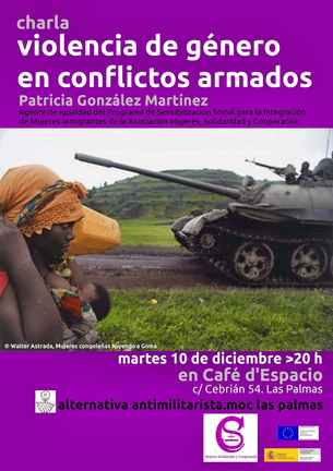 CHARLA VIOLENCIA DE G&Eacute;NERO