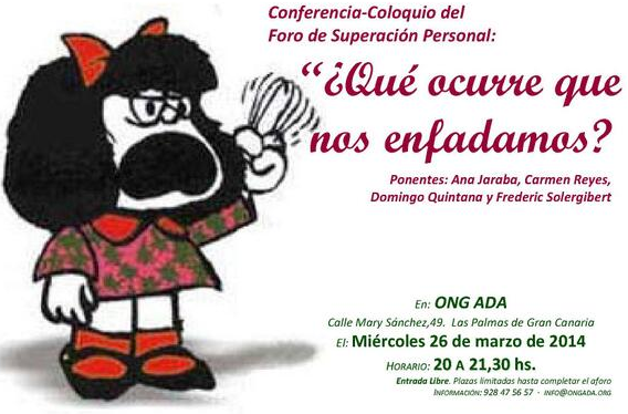 que ocurre que nos enfadamos