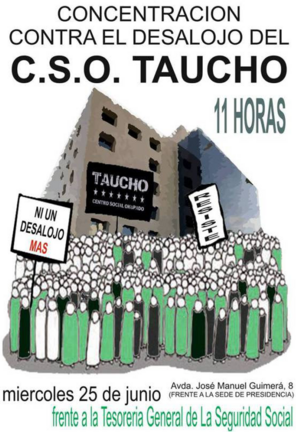desalojo taucho