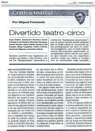 CR&Iacute;TICA EL ENFERMO IMAGINARIO