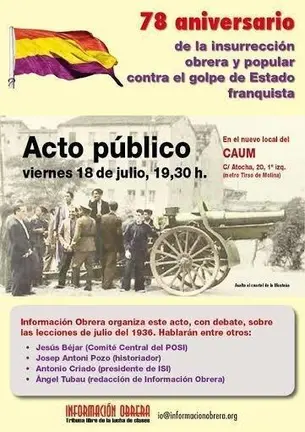 78 aniversario 18 julio