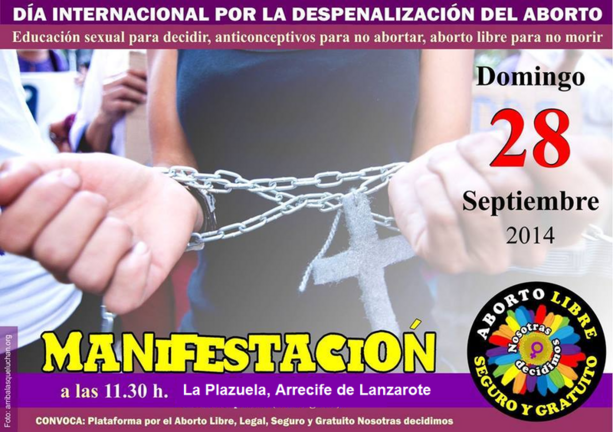 aborto 28 s arrecife
