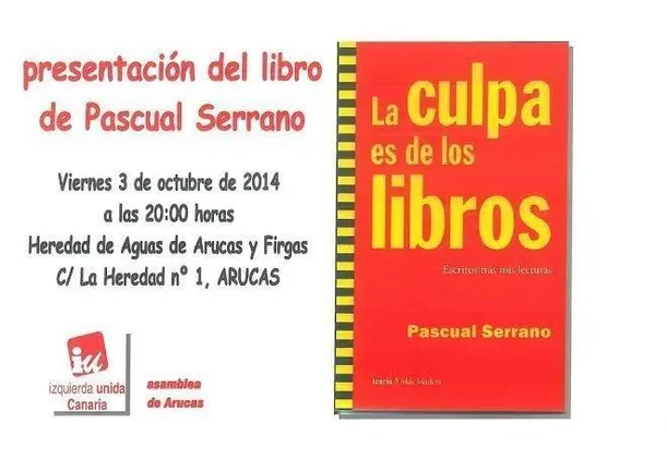 la culpa es de los libros