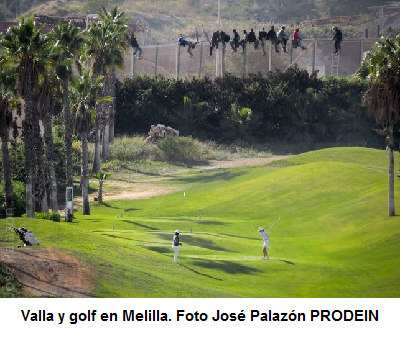 valla y golf en Melilla