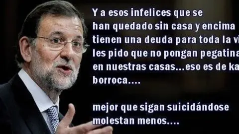 Rajoy escraches