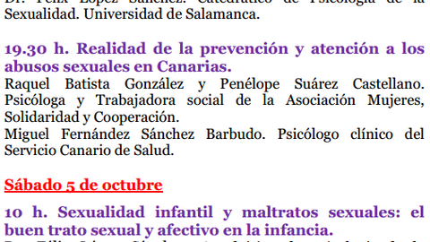 programa jornada abusos sexuales