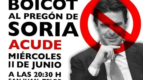 boicot soria telde 11 de junio
