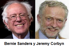 BERNIE SANDERS JEREMY CORBYN