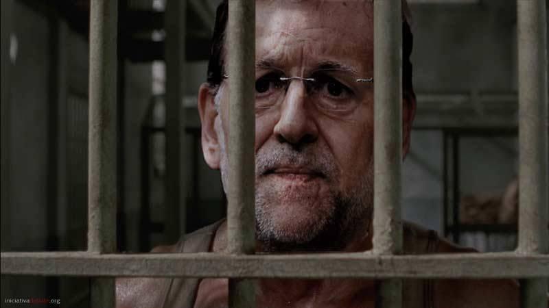 RAJOY ENTRE REJAS