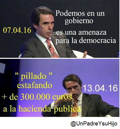 aznar ayer y hoy