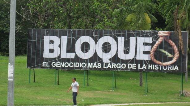 valla cuba bloqueo