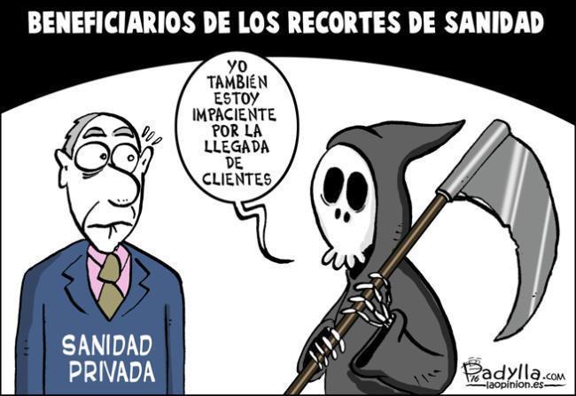 BENEFICIARIOS RECORTES SANIDAD