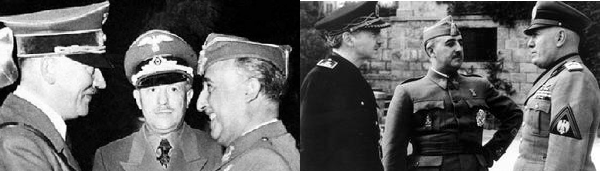 franco hitler mussolini