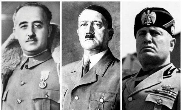franco hitler mussolini