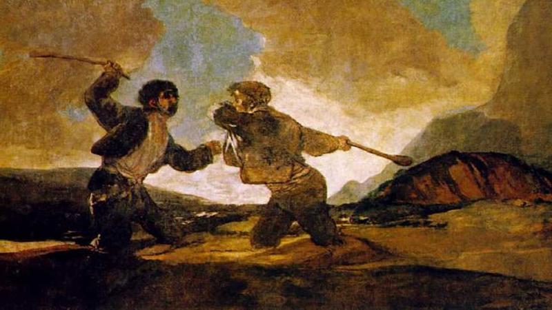 duelo a garrotazos