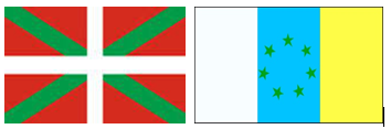 BANDERAS EUSKADI CANARIAS