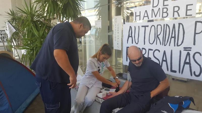 HUELGA HAMBRE FERNANDO MELIÁN POLICÍA PORTUARIO LPGC 2