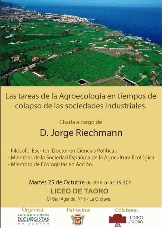 agroecología jorge riechmann