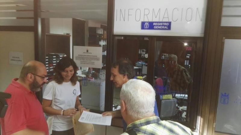 entrega firmas parque hierro ben magec