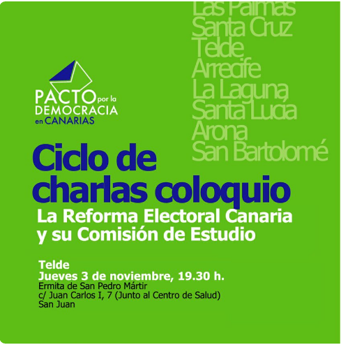 reforma electoral telde
