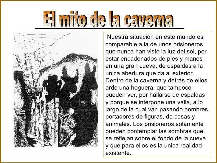 el mito de la caverna platón