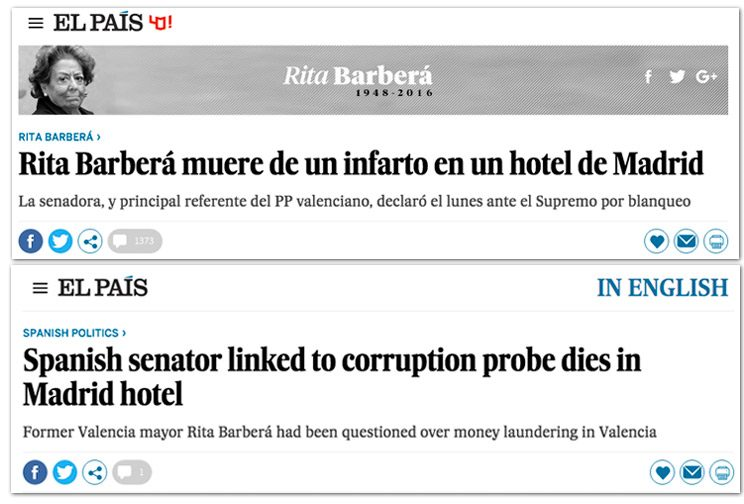 EL PAÍS Y RITA BARBERÁ