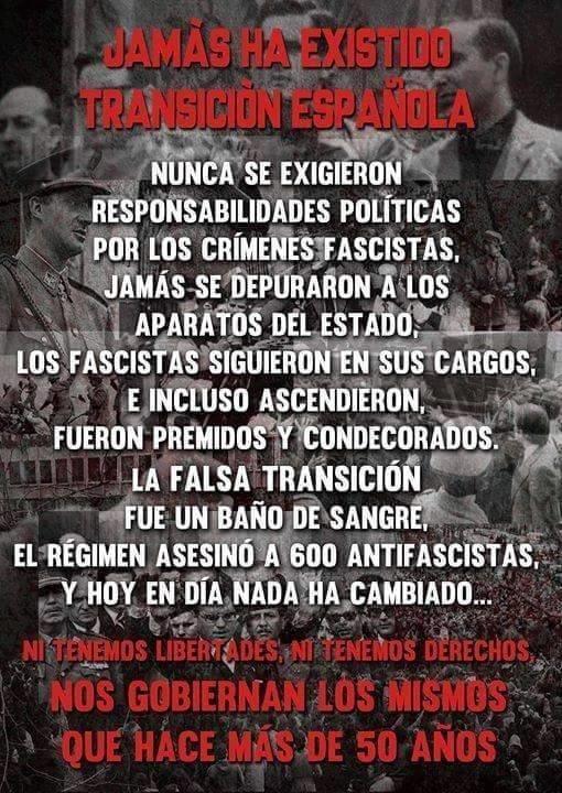 jamás ha existido transición