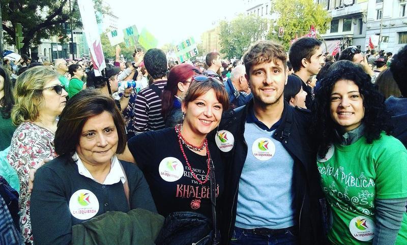 la izquierda mani educativa