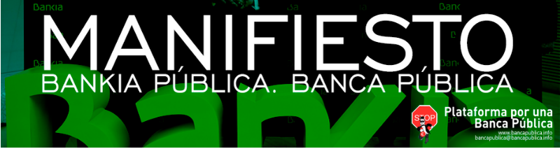 MANIFIESTO BANCA PÚBLICA