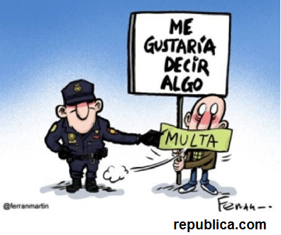 MULTA LEY MORDAZA