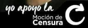 yo apoyo la moción de censura