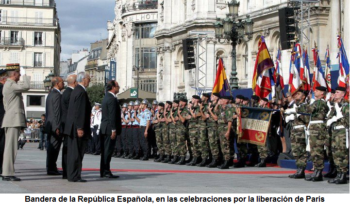 bandera república en Paris