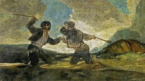 GOYA, DUELO A GARROTAZOS