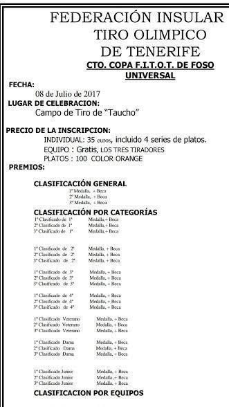 FEDERACIÓN TIRO