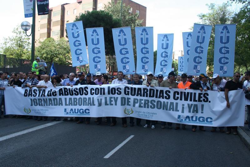 manifestación guardia civil