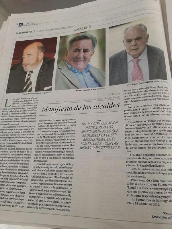 MANIFIESTO DE LOS ALCALDES