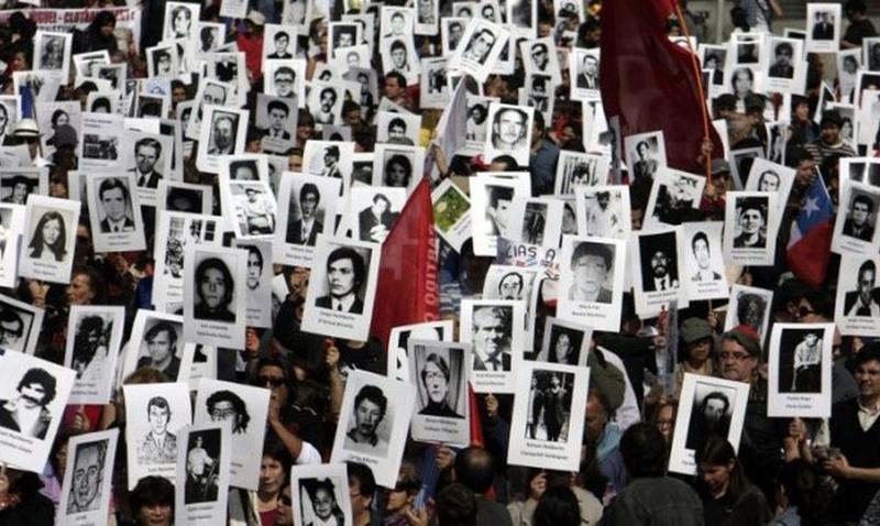 PROTESTA VÍCTIMAS PINOCHET