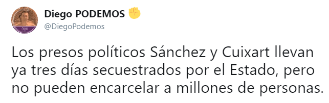 tuit detener millones de personsa