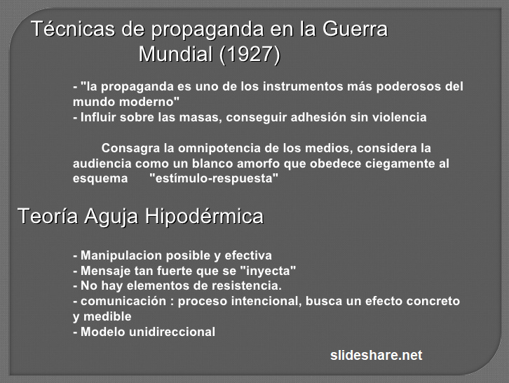 TÉCNICAS PROPAGANDA GUERRA MUNDIAL
